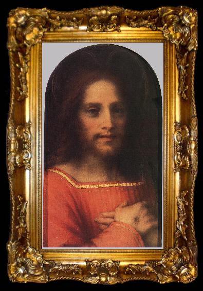 framed  Andrea del Sarto Christ the Redeemer ff, ta009-2